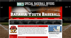 Desktop Screenshot of bataviabaseball.com